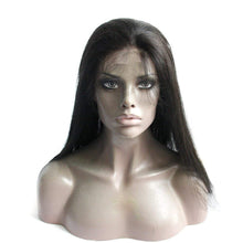 Ms Fenda Brazilian Remy Human Hair Straight 180% High Density 360 Lace Frontal Wigs