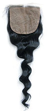 MsFenda Hair 100% Peruvian Raw Virgin Natural Color Loose Wave 8"-22" 1Piece/Lot 4x4 Silk Base Lace Closure