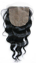 MsFenda Hair 100% Peruvian Raw Virgin Natural Color Loose Wave 8"-22" 1Piece/Lot 4x4 Silk Base Lace Closure