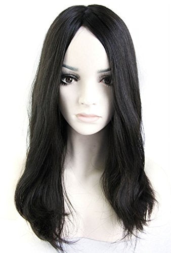 Ms Fenda Virgin European Human Hair Natural Black Color Natural Straight Style Medium Cap Size 1piece/lot 4x4 Silk Base Jewish Wig Kosher Wig