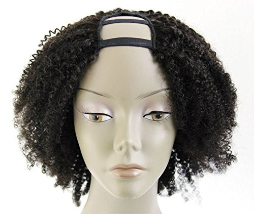 Ms Fenda Hair 100% Peruvian Remy Virgin Human Hair Afro Kinky Curly Style U-Part Full Machine Made Wigs