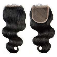 Ms Fenda Free Part 5x5 Lace Front Closure Brazilian Virgin Human Hair Closure Piece with Baby Hair Pre Plucked Natural Hairline