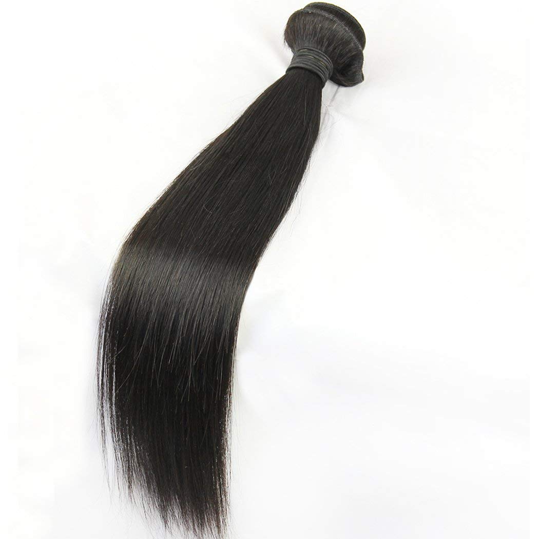 Ms Fenda Hair Raw Virgin Peruvian Remy Human Hair Extensions Straight Weave Weft 1 Piece 10