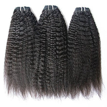 MsFenda Hair Top Quality 100% Virgin Brazilian Human Hair Kinky Straight Natural Black Color, 12"-26" Mixed Length, 3pcs/lot(12"12"12")