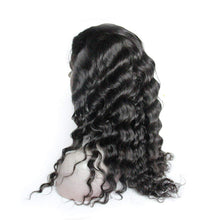 Ms Fenda Loose Wave 360 Lace Frontal Wig 180% Density Peruvian Remy Human Hair Adjustable Wigs with Baby Hair High Density Wig for Black Women