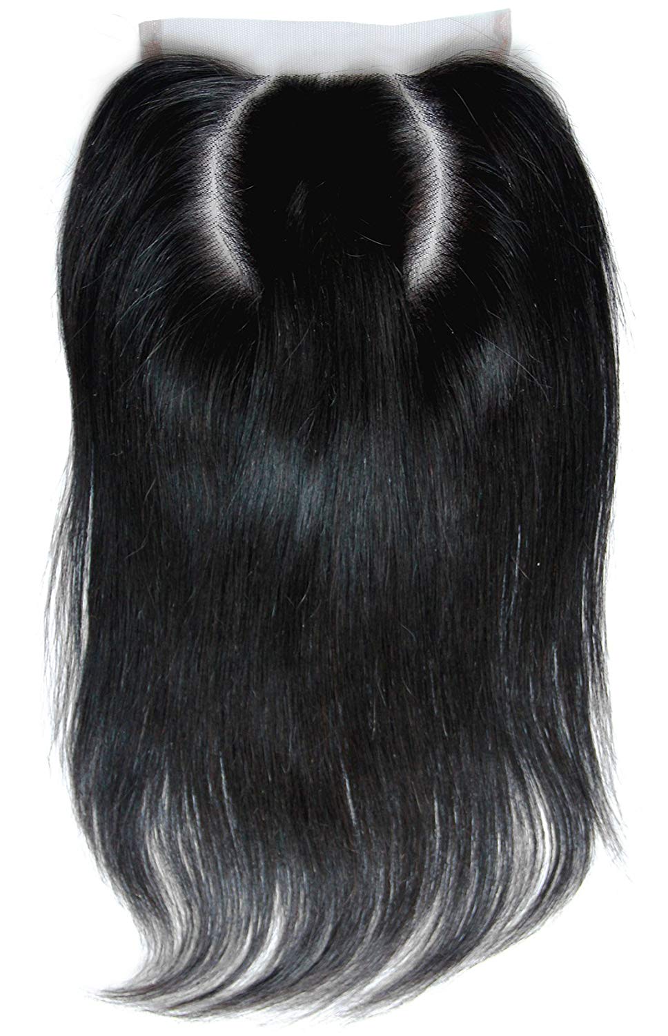 Ms Fenda Hair Raw Remy Virgin Peruvian Human Hair Lace Closure, Straight style,O-Part 5x5 Lace Closure