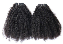 MsFenda Hair Top Quality 100% Virgin Brazilian Human Hair Afro Kinky Curly Natural Black Color, 12"-26" Mixed Length, 3pcs/lot(12"12"12")