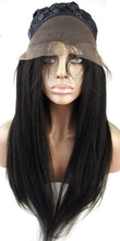 Ms Fenda Hair  Remy Virgin Peruvian Human Hair Italian Yaki style Medium Size Cap 1Piece/lot Lace Front Wigs (10-24inch)
