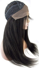 Ms Fenda Hair  Remy Virgin Peruvian Human Hair Italian Yaki style Medium Size Cap 1Piece/lot Lace Front Wigs (10-24inch)