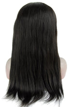 Ms Fenda Hair 250% High Density Straight Natural Color Medium Size Cap Remy Virgin Peruvian Human Hair Lace Front Wigs
