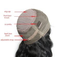 Ms Fenda Brazilian Remy Human Hair Loose Wave 180% High Density 360 Lace Frontal Wigs