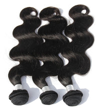 Ms Fenda 100% Brazilian Human Hair Bundles Body Wave Weaving Wefts (3 bundles)