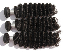 Ms Fenda 100% Brazilian Human Hair Bundles Deep Wave Weaving Wefts (3 bundles)