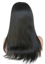 Ms Fenda 100% Brazilian Virgin Human Hair Natural Color Yaki U-part Right Parting Wigs