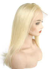 Ms Fenda Golden Blonde Color #613 Brazilian Virgin Human Hair Natural Straight 360 Wigs