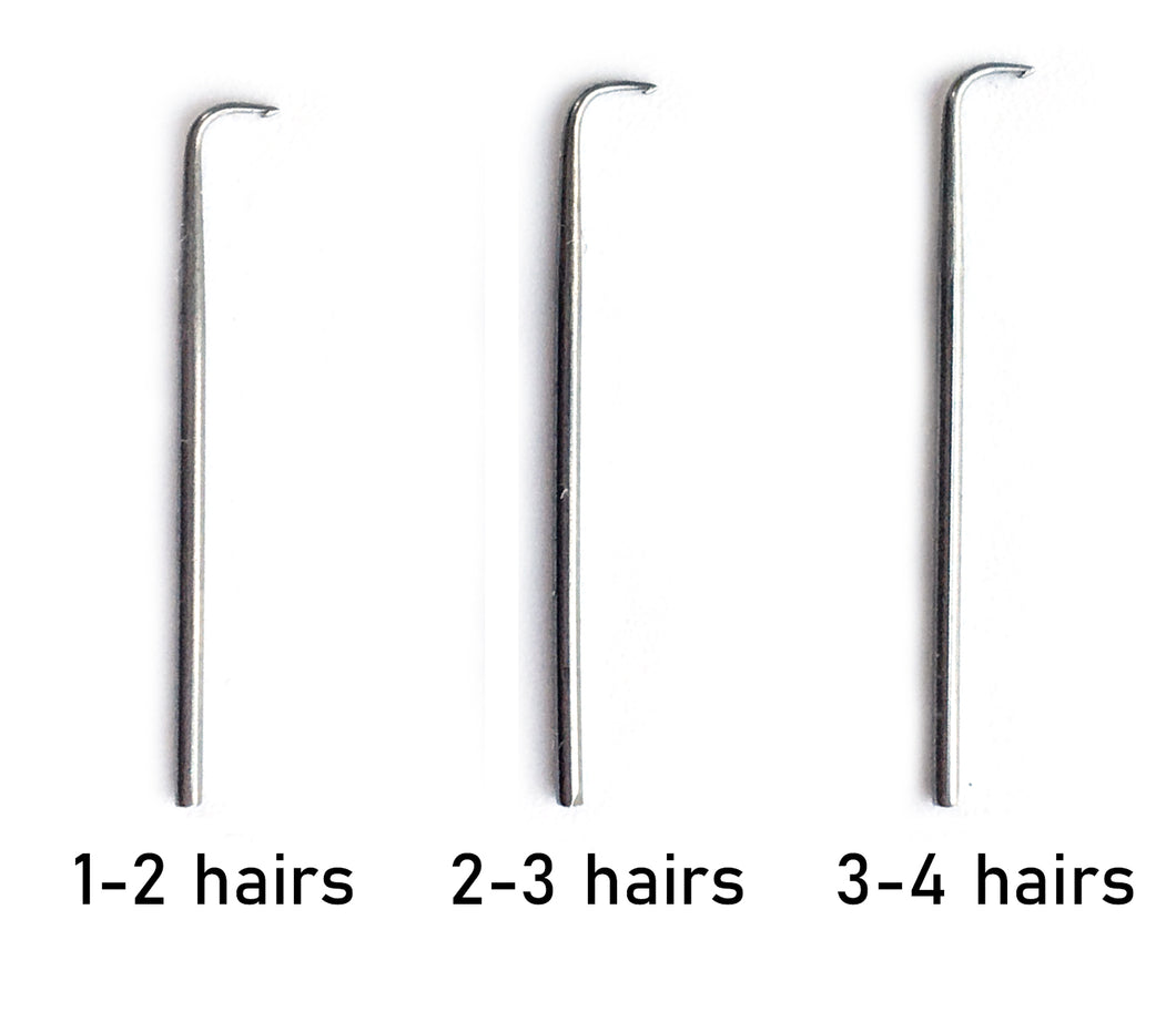 Hair Ventilating Needle and Holder Sizes 1-2 and 3-4 Great for Making  Custom Wigs and DIY Wig Repair 