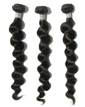 Ms Fenda Brazilian Virgin Human Hair Weaving Wefts 3 Bundles 1 piece 4x4 closure (Loose Wave)