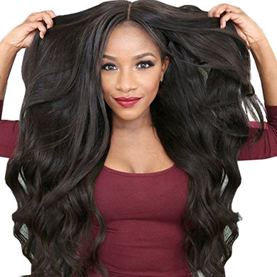 Ms Fenda Hair 250% High Density Brazilian Remy Virgin Human Hair Body Wave Lace Front Wigs
